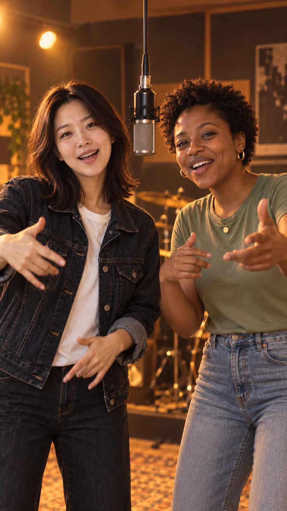 Best Friends Rap Duo, illustrative rap performance scene
